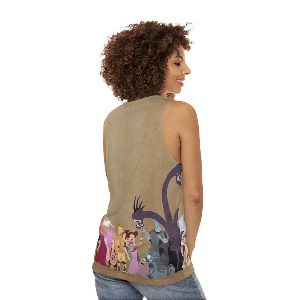 Hercules unisex tank top for fitness and casual wear - women back