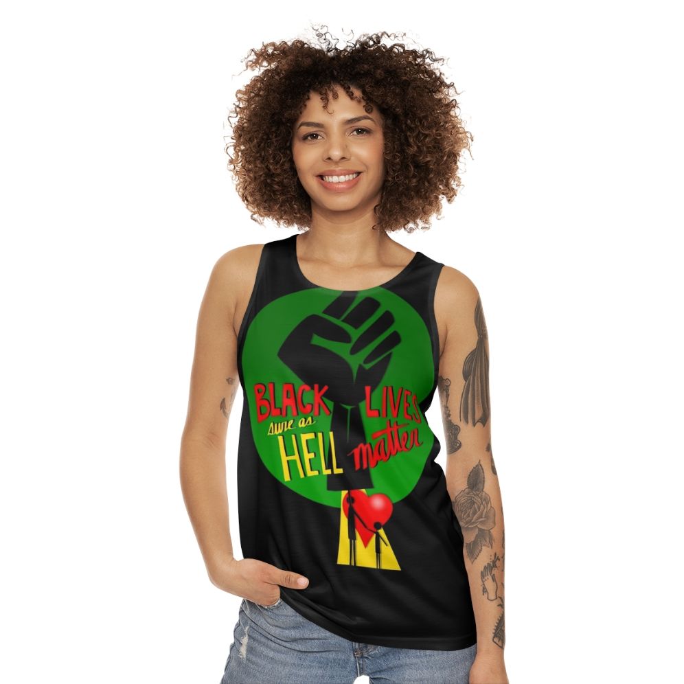 Black Lives Matter Equality Unisex Tank Top - women