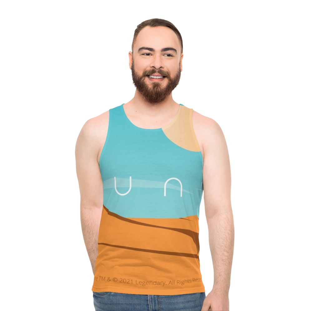 Dune movie inspired unisex tank top - men