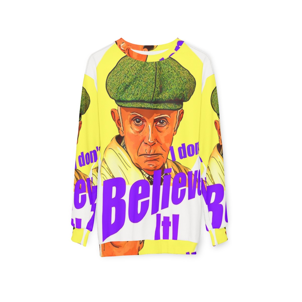 Victor Meldrew "I Don't Believe It" Sweatshirt - hanging