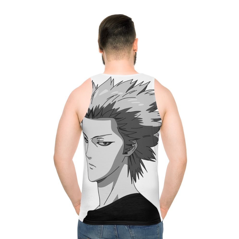 Tokuchi Toua Unisex Baseball Anime Tank Top - men back