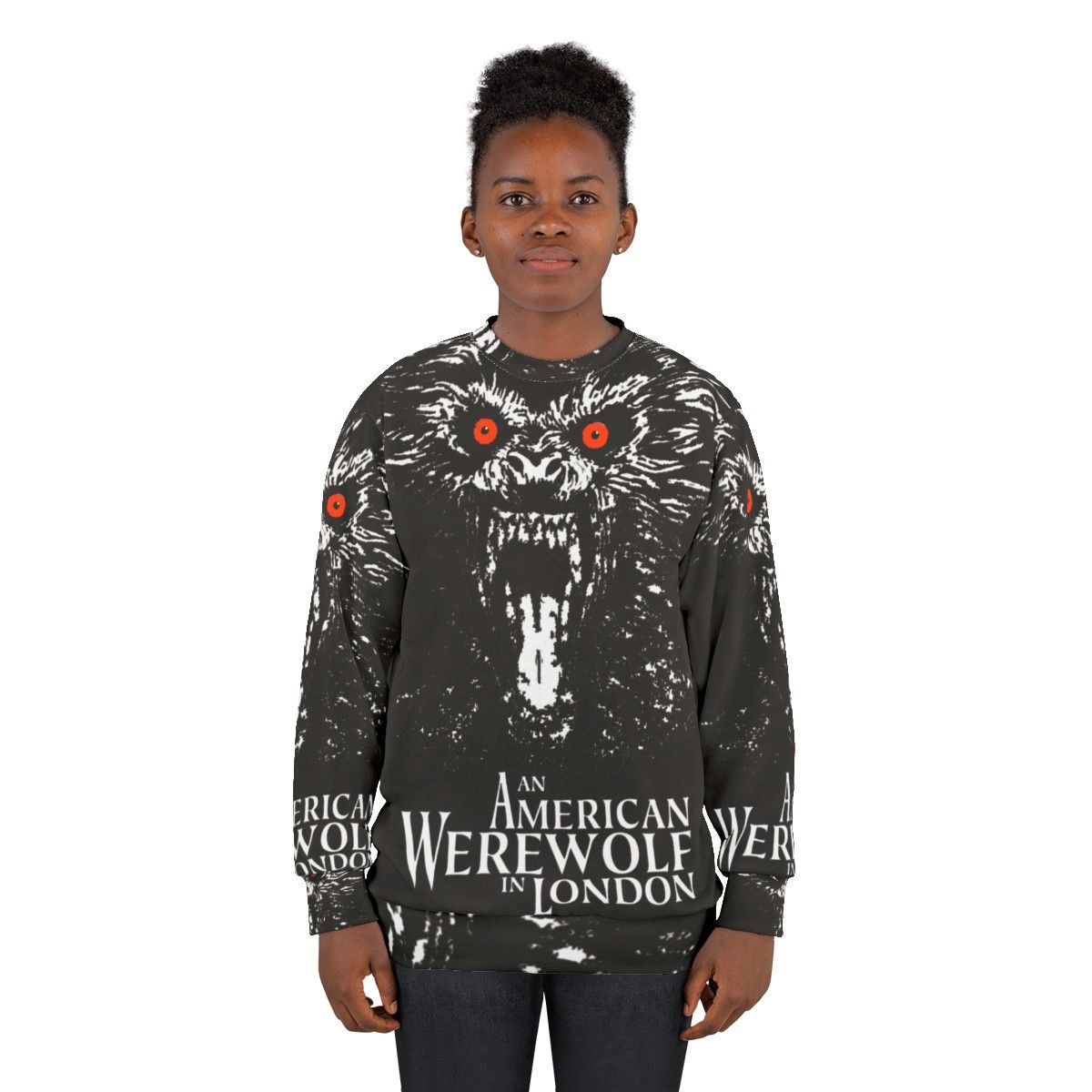 American Werewolf in London Sweatshirt - Horror Movie Graphic - women