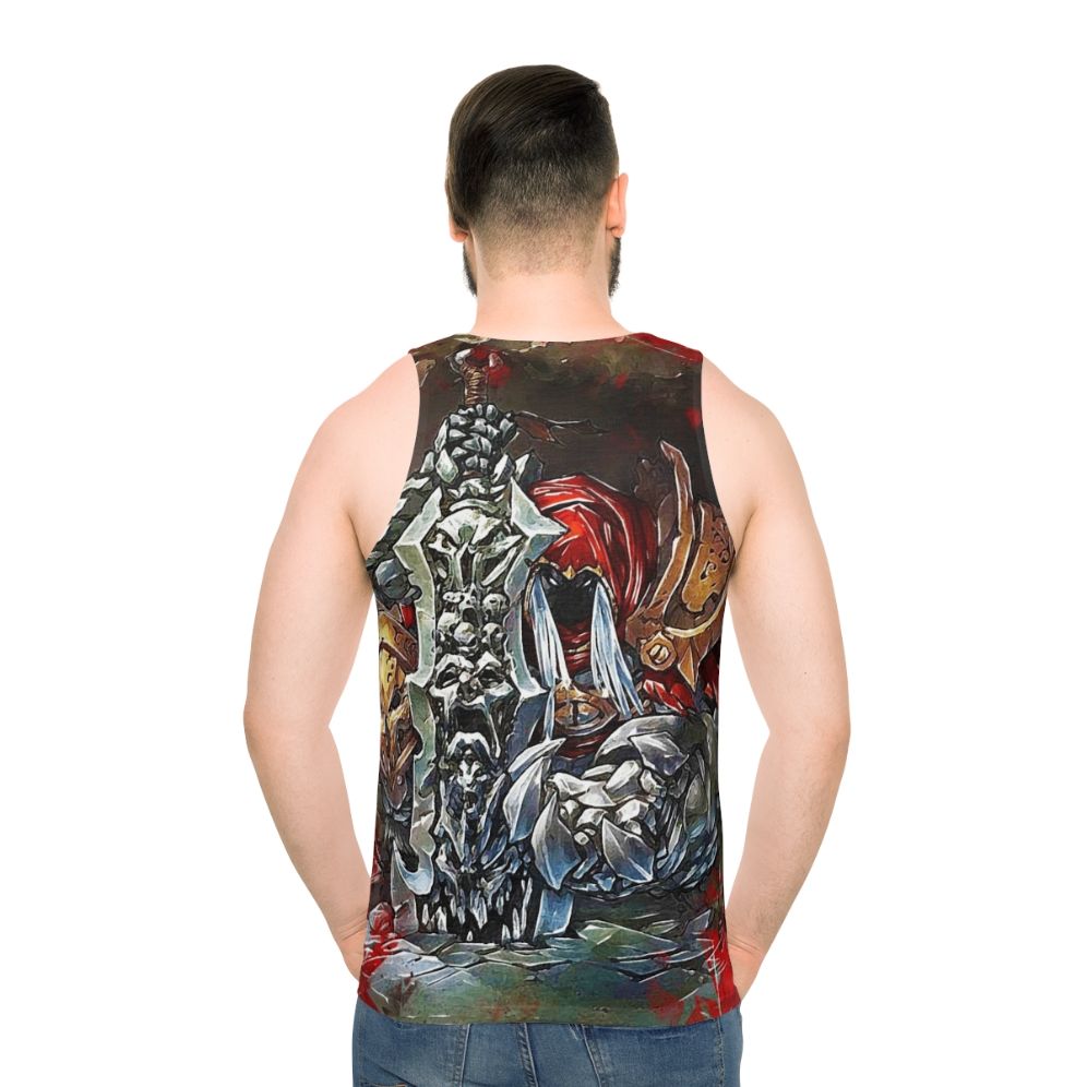 Darksiders War Chaoseater Unisex Gaming Tank Top - men back