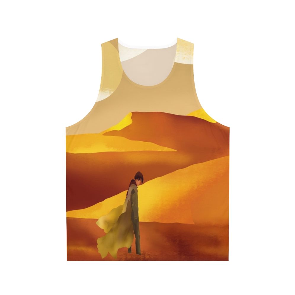 Dune sci-fi landscape unisex tank top