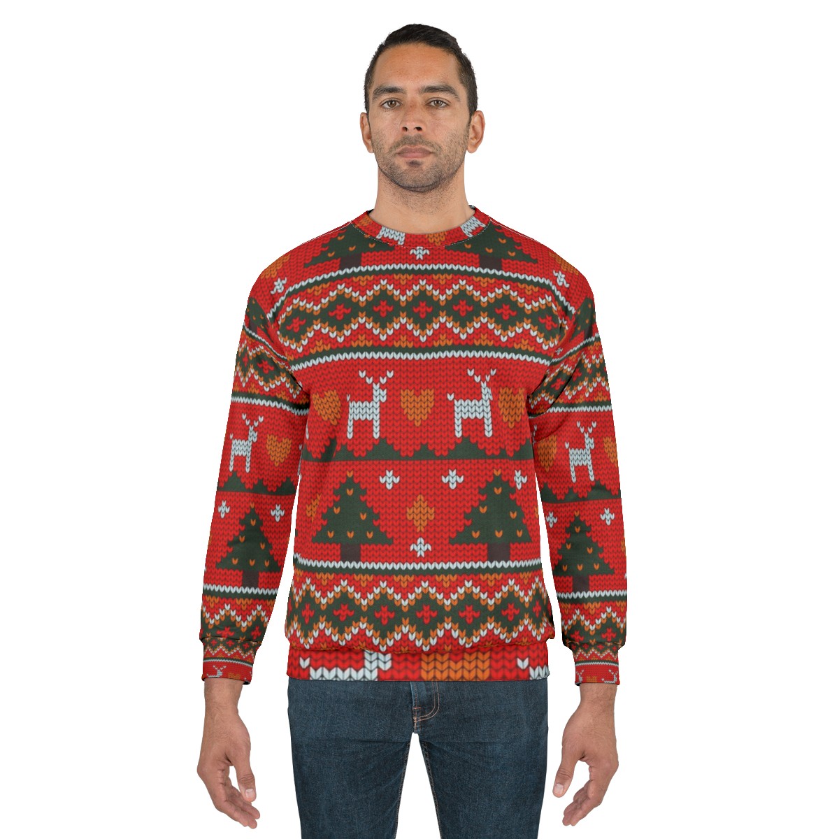 Christmas knit pattern sweater - men