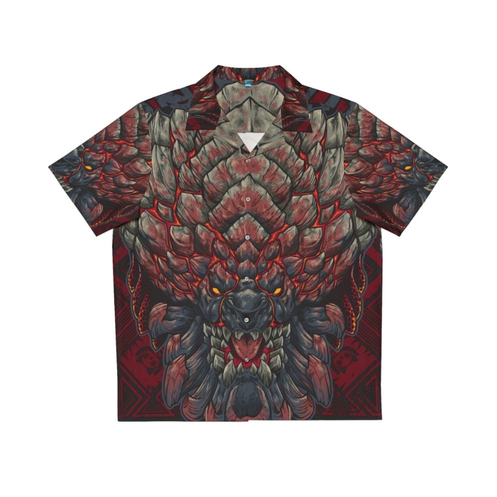 Bazelgeuse Hawaiian Shirt for Monster Hunter Fans