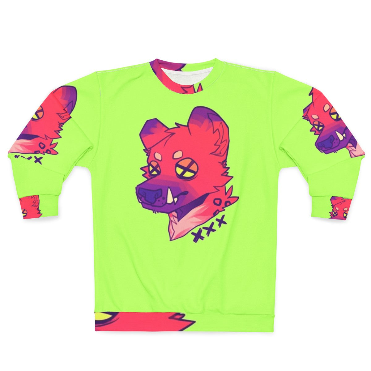 Hyena print sweatshirt