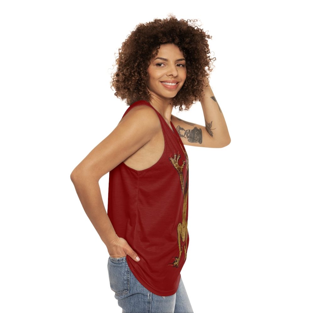 Codex Gigas Devil's Bible Unisex Tank Top - women side