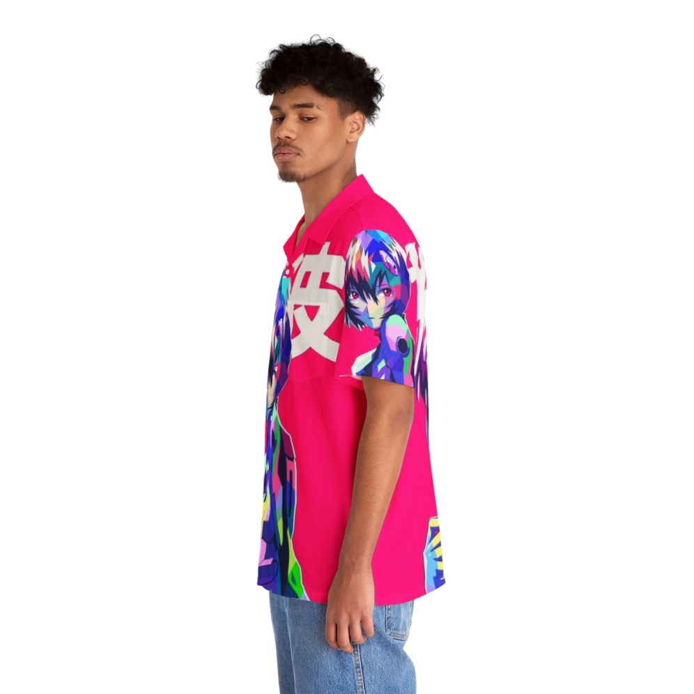 Rei Ayanami Inspired Hawaiian Shirt - People Left