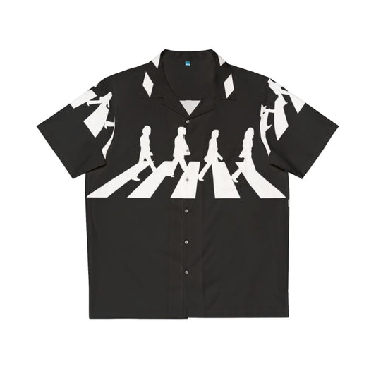 Minimalistic Beatles Abbey Road Hawaiian Shirt