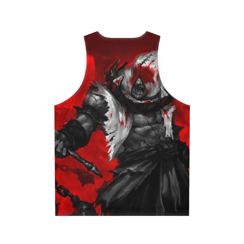 The Repentant Unisex Tank Top, a dark fantasy inspired design - Back