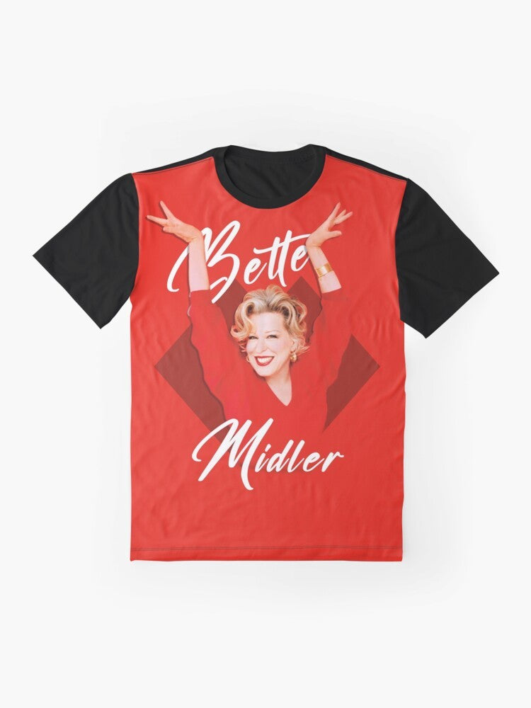 Bette Midler "Divine Miss M" Graphic T-Shirt - Flat lay