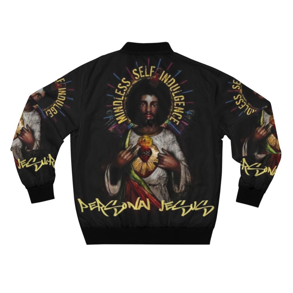 Mindless Self Indulgence Personal Jesus Bomber Jacket with band graphics - Back