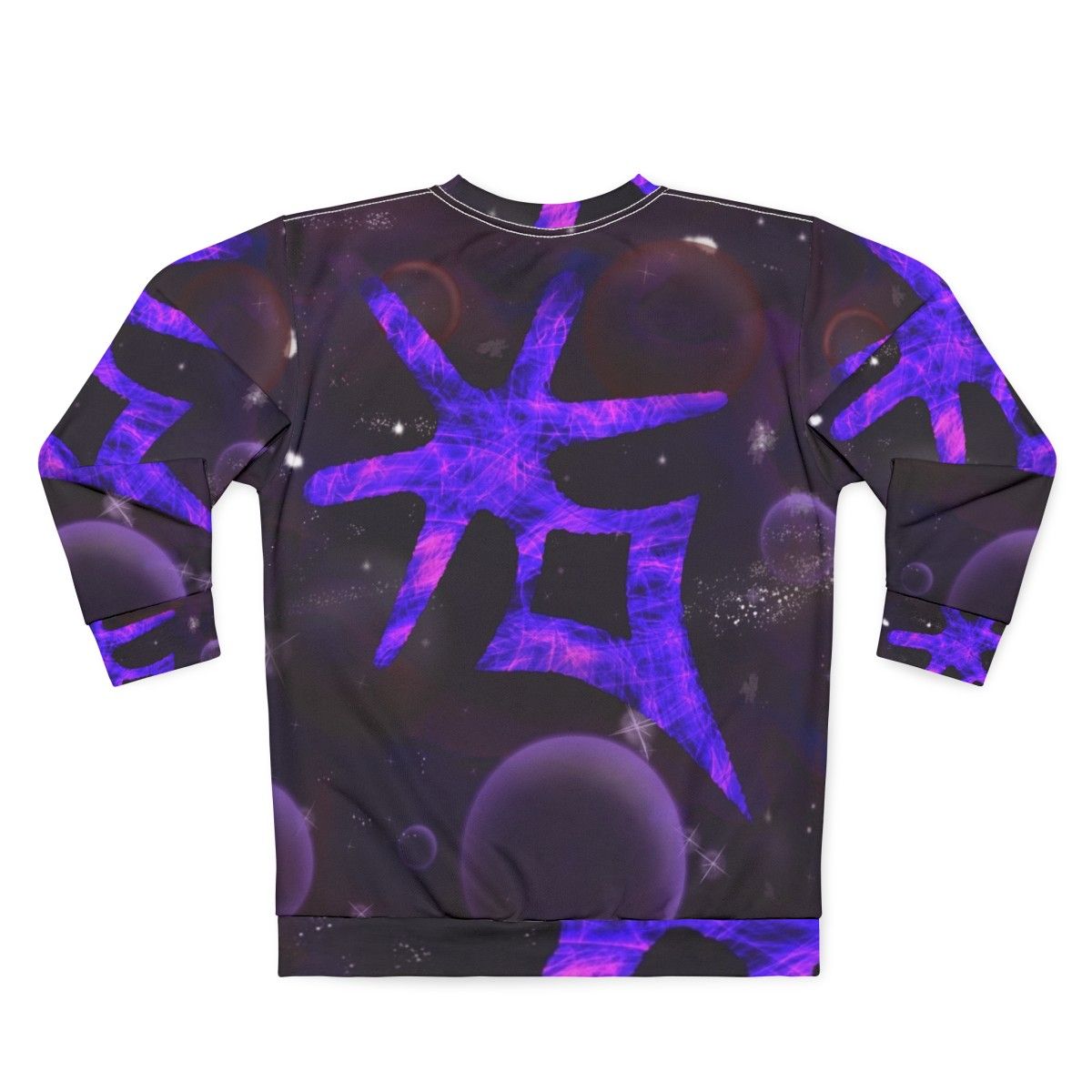 Dark Knight Galaxy Sweatshirt - Fantasy Gaming MMORPG Apparel - Back