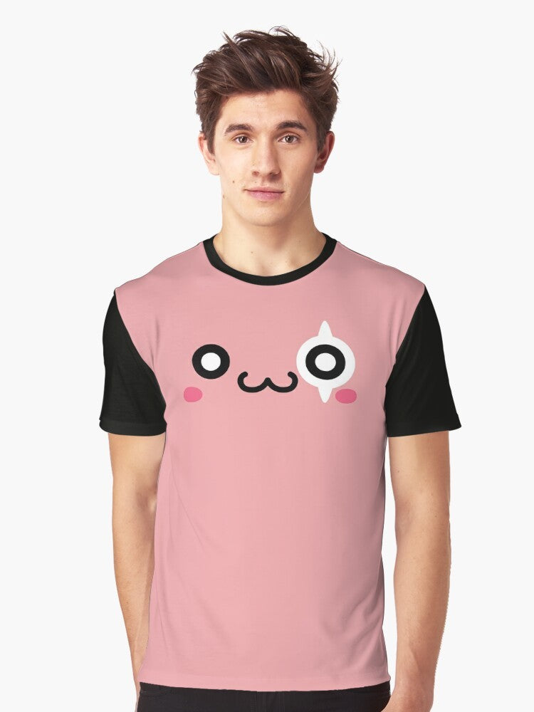 Maplestory Pink Bean Cute Boss Graphic T-Shirt - Men