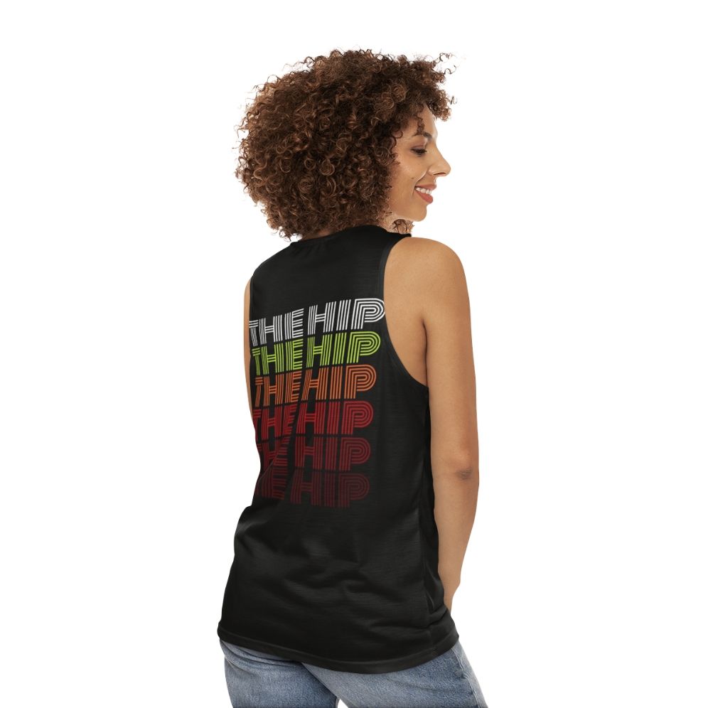 Tragically Hip Vintage Unisex Tank Top - women back