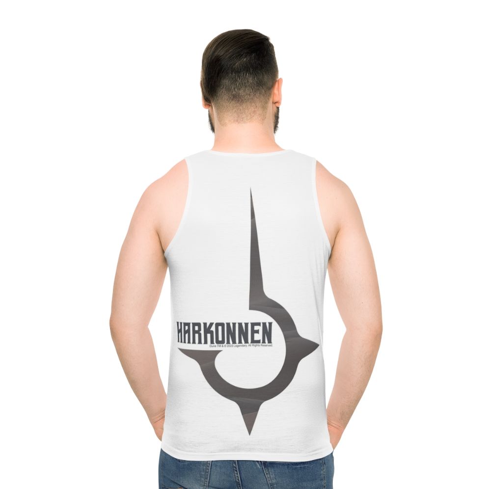 House Harkonnen Orion Unisex Tank Top - men back