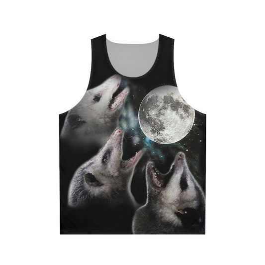 Possum Moon Unisex Howling Funny Tank Top