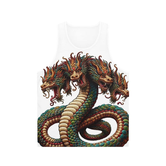 Embroidered Hydra Unisex Fantasy Tank Top