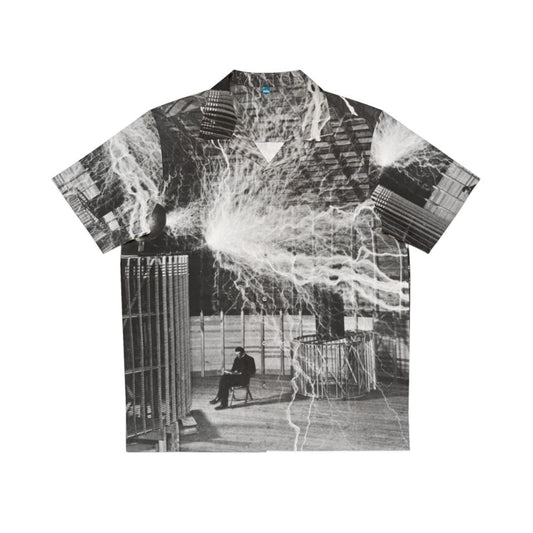 Nikola Tesla Lightning Hawaiian Shirt