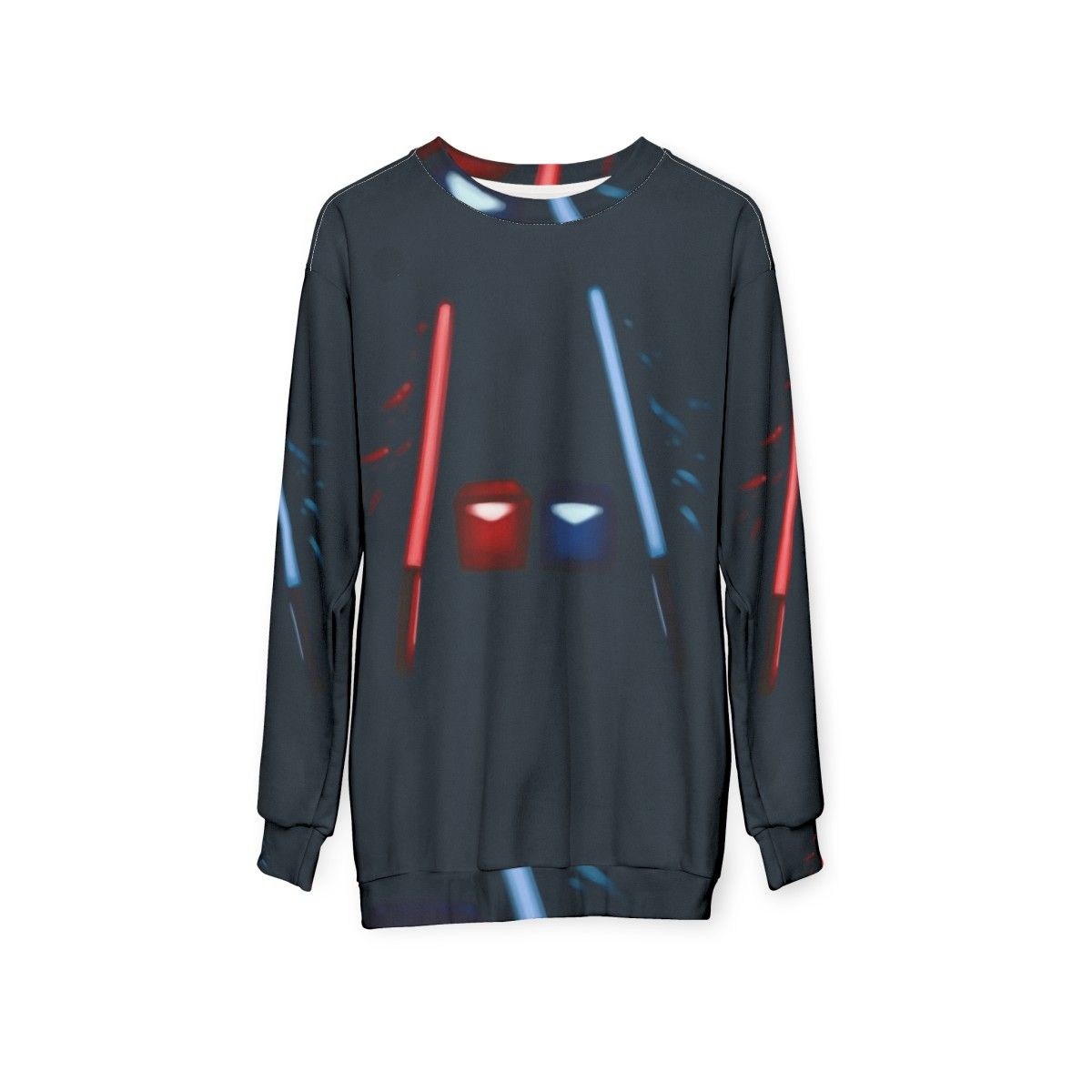 Artsy Beat Saber Virtual Reality Gaming Sweatshirt - hanging