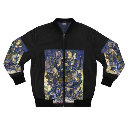 Metal Gear Solid Bomber Jacket featuring the iconic Solid Snake character design