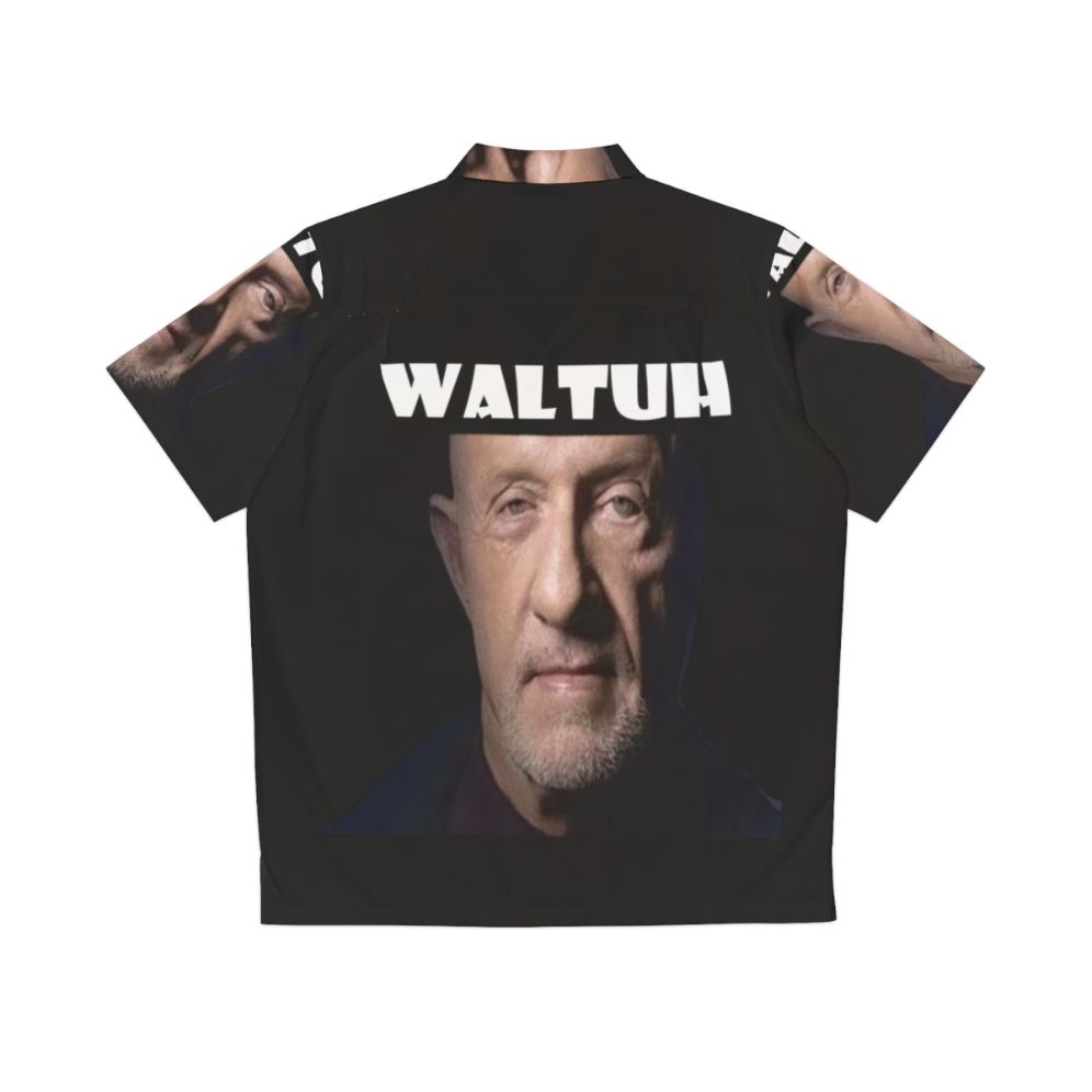 "Breaking Bad 'Waltuh' Hawaiian Shirt with Walter White and 'Kid Named Finger' Meme" - Back