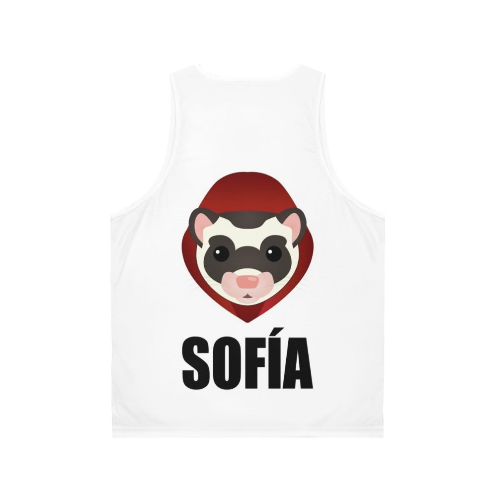 Money Heist Unisex Tank Top - Back