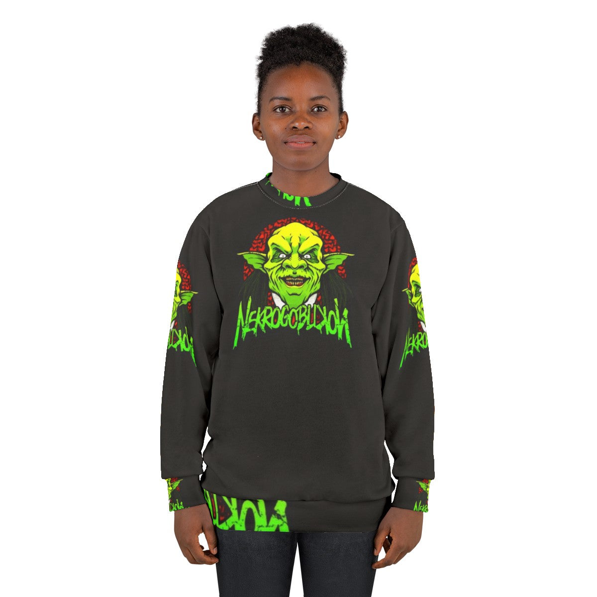 Nekrogoblikon Heavy Metal Band Merch Sweatshirt - women