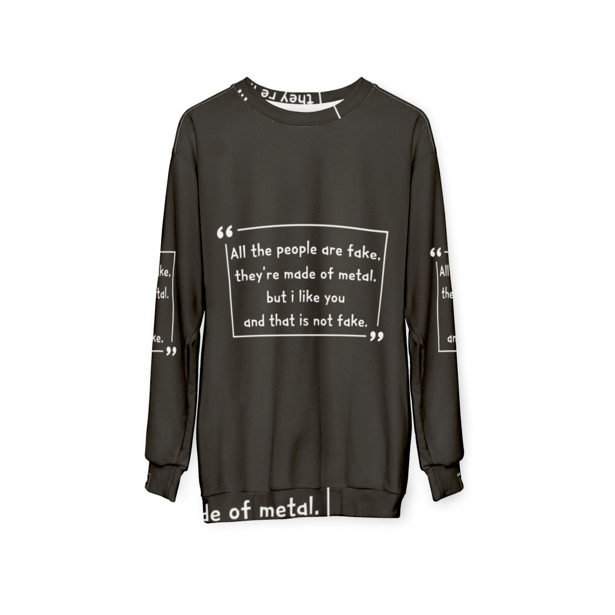 Young Royals Quotes Sweatshirt - hanging