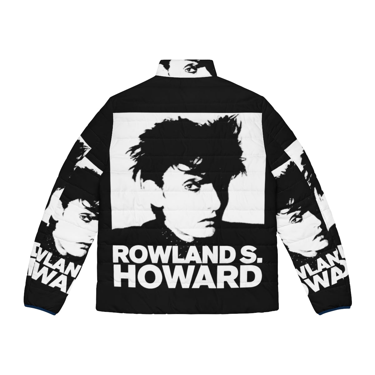 Rowland S Howard Puffer Jacket - Vintage Punk & Gothic Style - Back