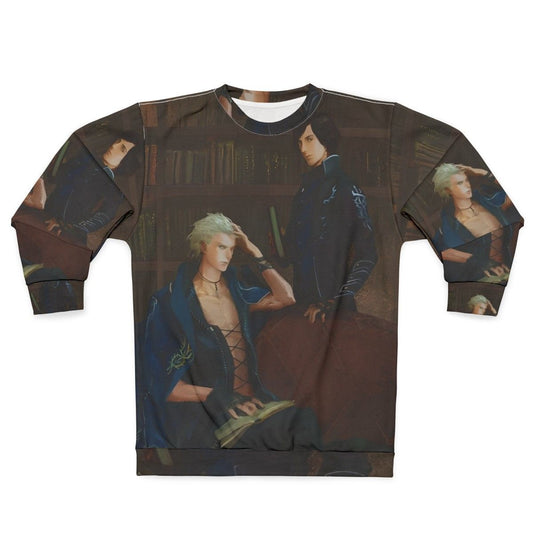 Devil May Cry Painting Sweatshirt featuring Dante, Vergil, and Nero