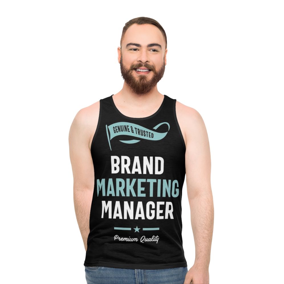 Brand Marketing Manager Unisex Tank Top - men