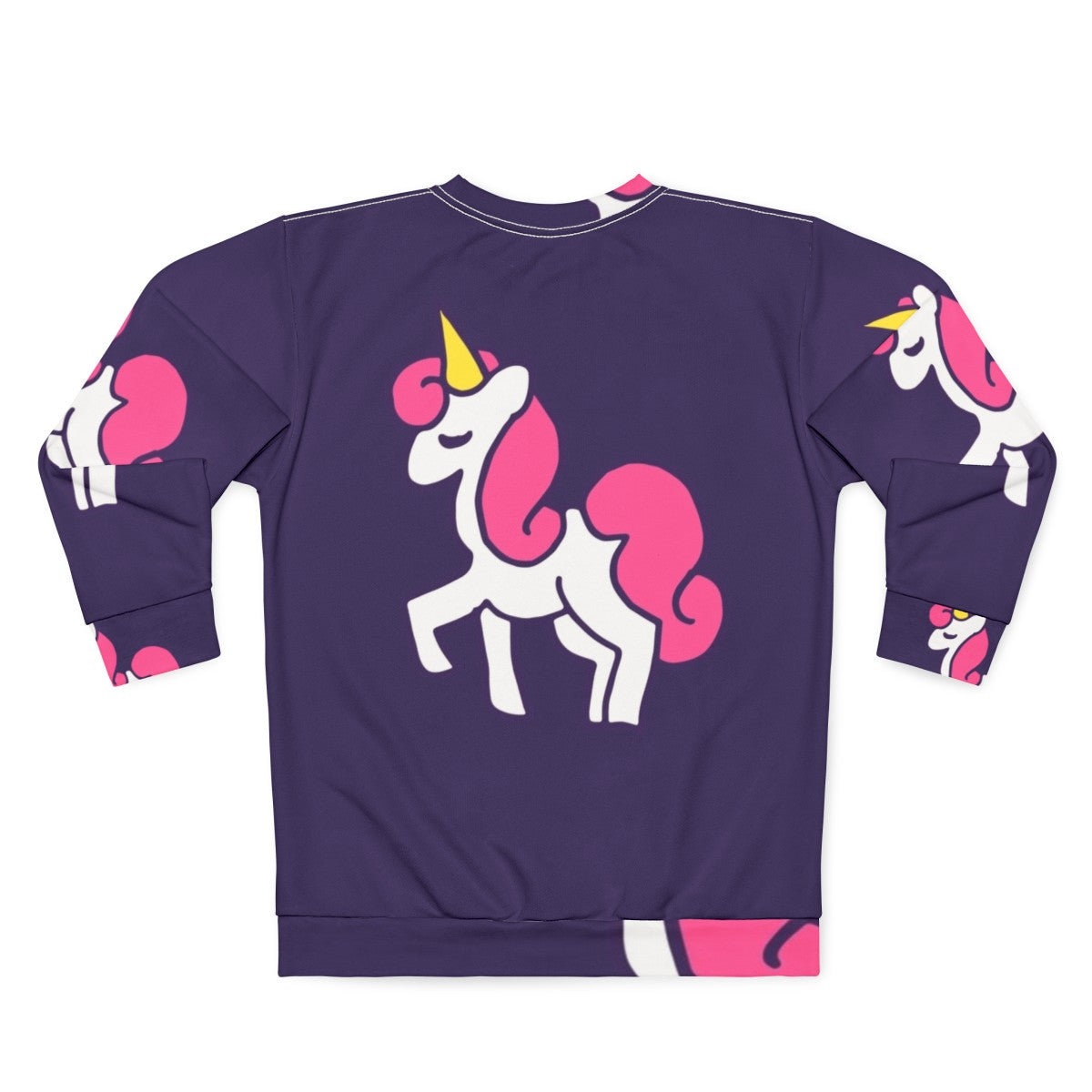 Unicorn Princess Sweatshirt with Cute and Legendary Animal Design - Back