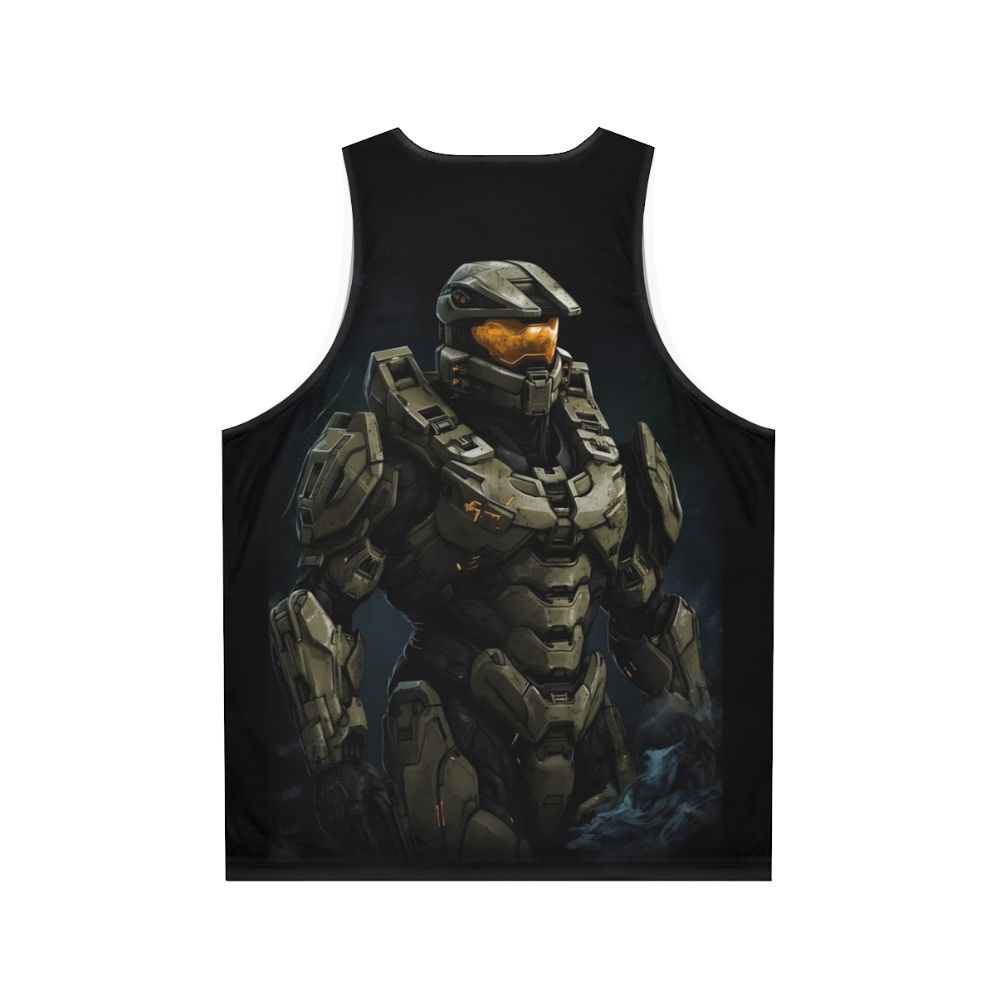 Master Chief Unisex Halo Gaming Tank Top - Back