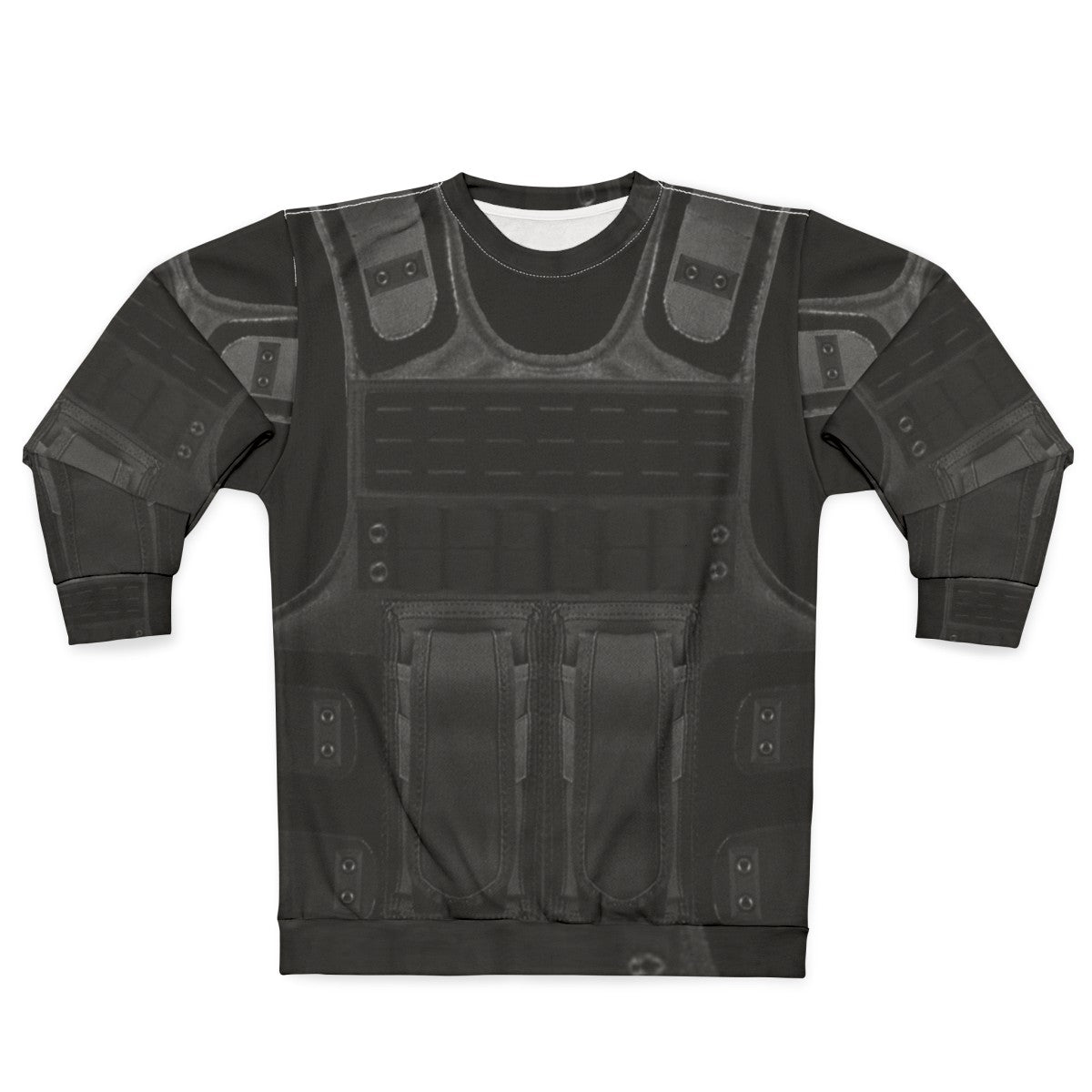 Bulletproof body armor tactical sweatshirt for security and protection