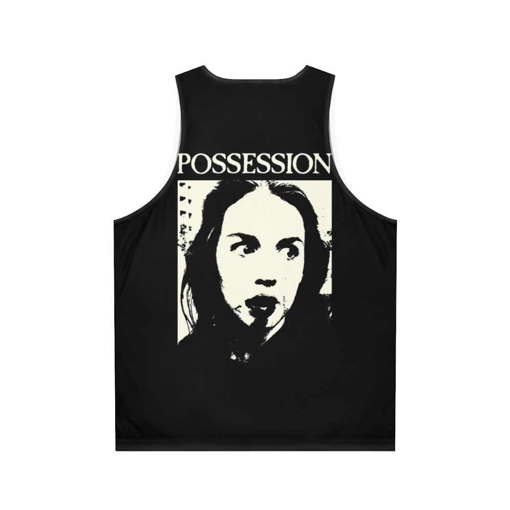 Unisex Possession Minimalist Graphic Tank Top - Back