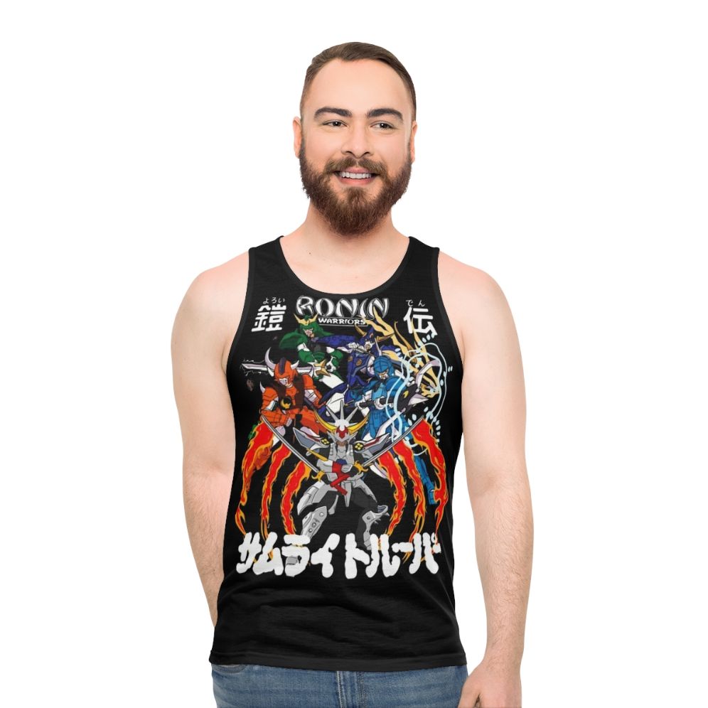 Ronin Warriors anime unisex tank top - men