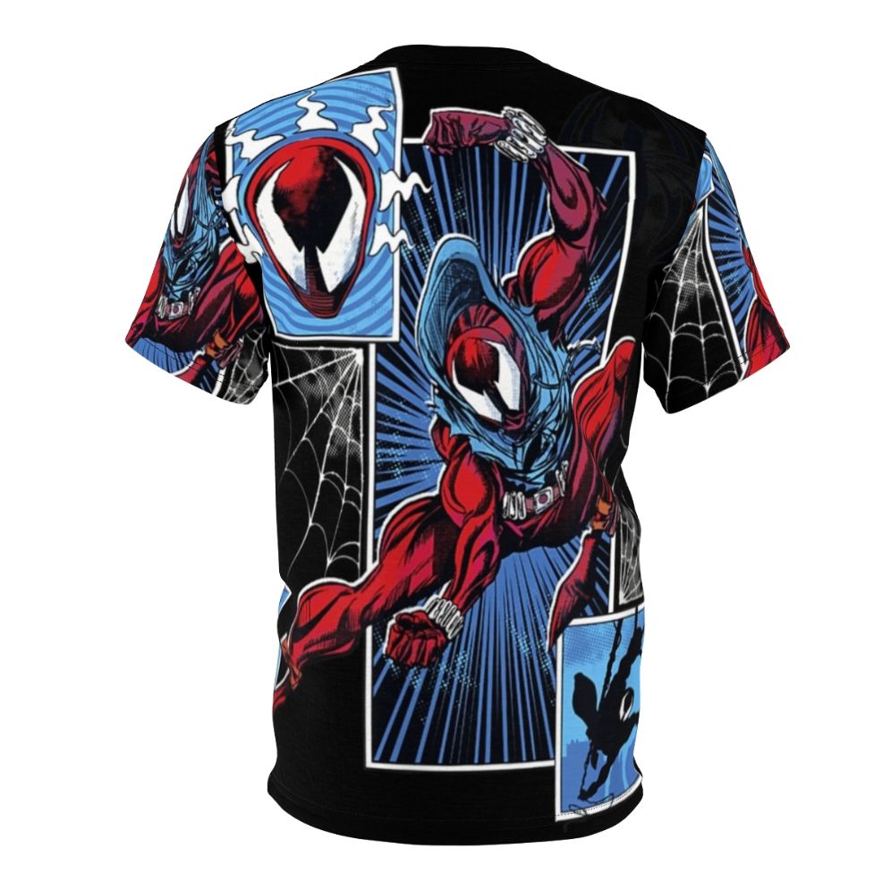 Unisex t-shirt featuring the Scarlet Spider logo and design - Back