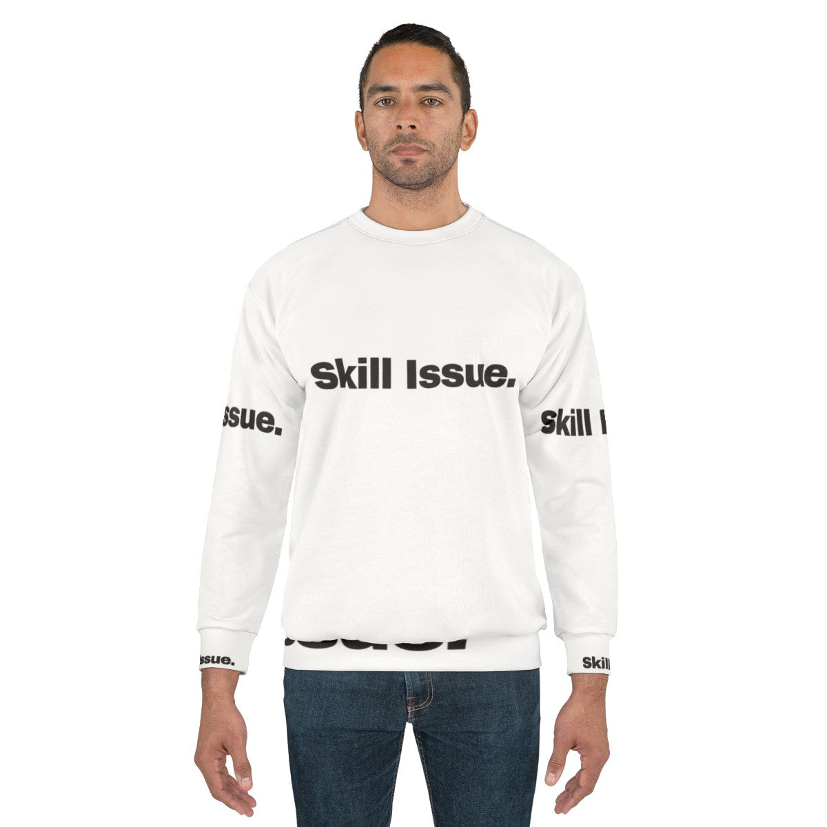 "Skill Issue Gaming Sweatshirt for Gamers and Video Game Enthusiasts" - men