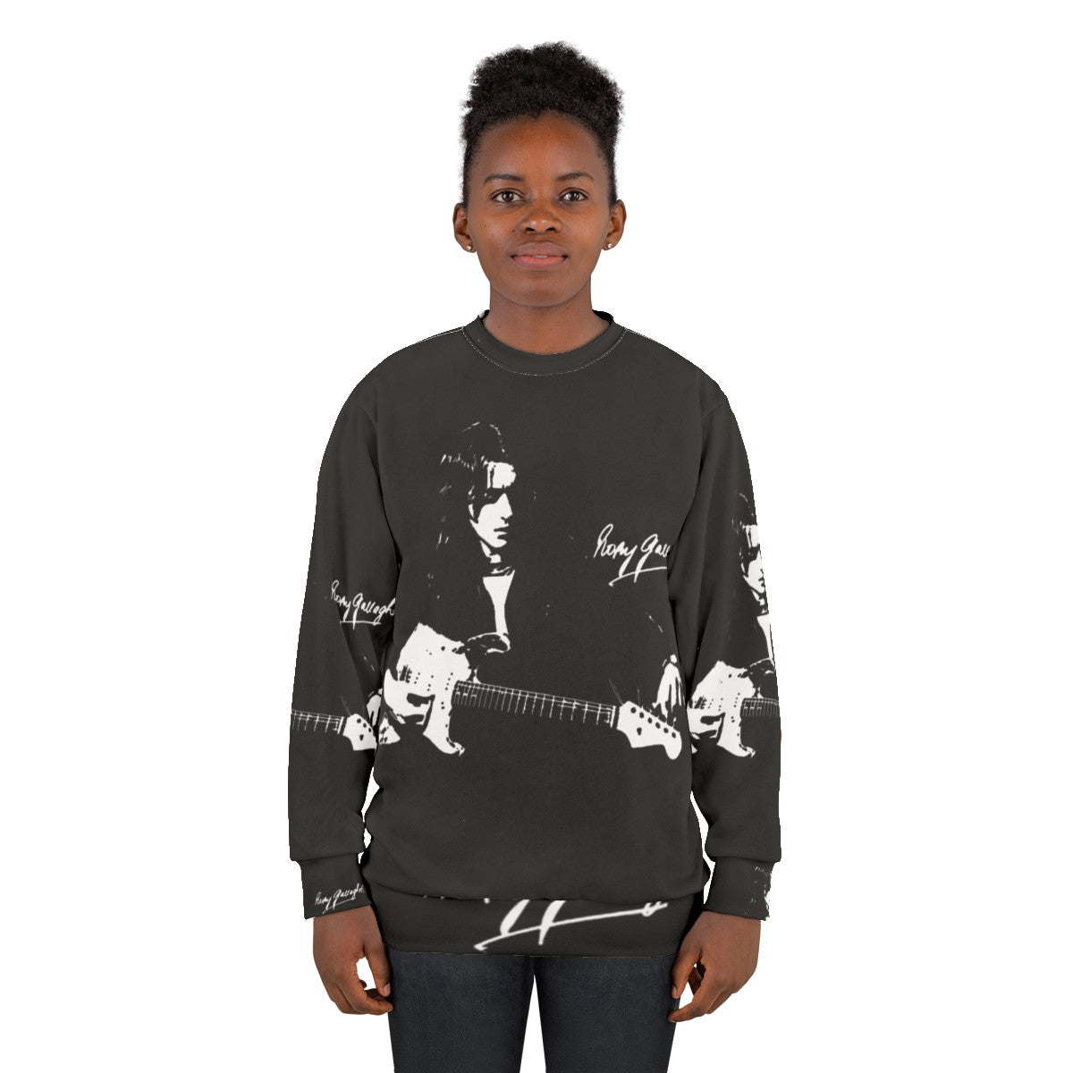 Rory Gallagher Irish Guitar Legend Sweatshirt - women