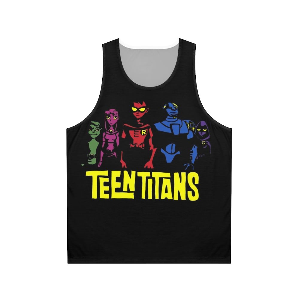 Teen Titans Unisex Silhouette Tank Top