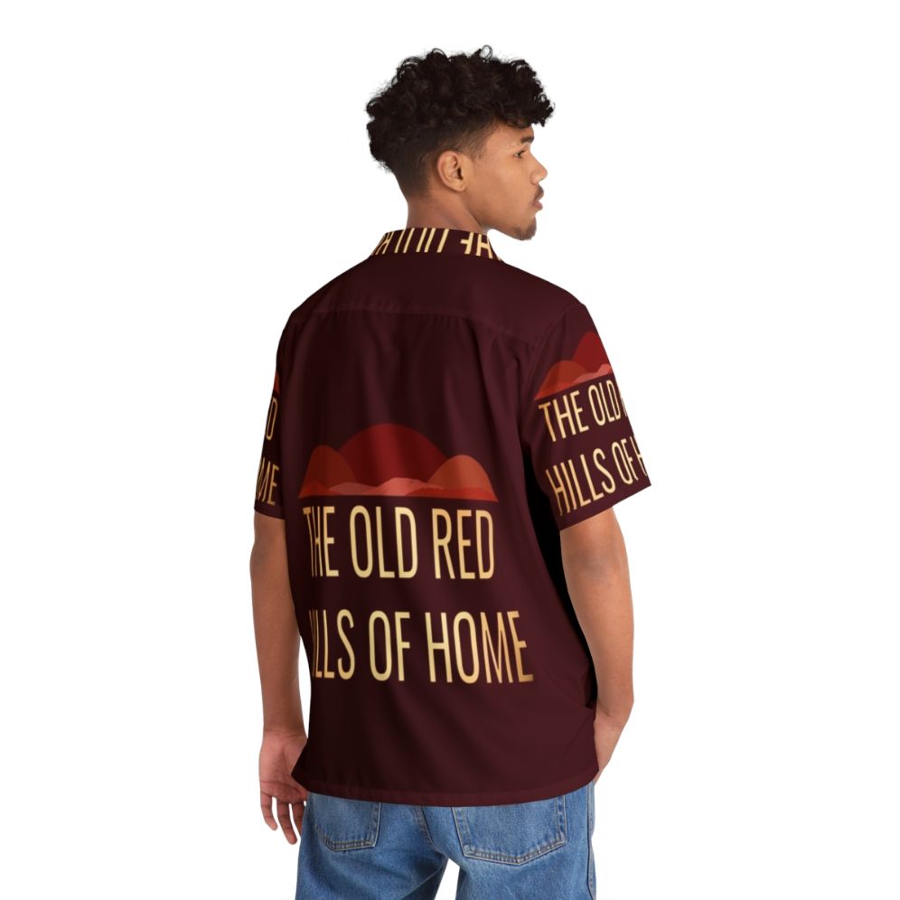 Broadway Musical Hawaiian Shirt with The Old Red Hills Of Home Parade Design - People Back