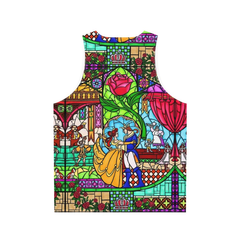 Stained glass window unisex tank top - Back