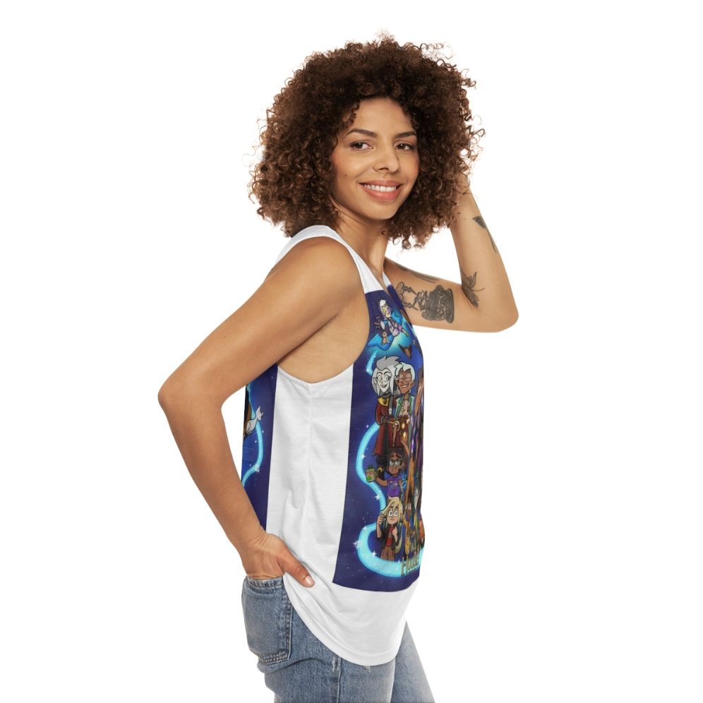 The Owl House Finale Unisex Night Light Tank Top - women side