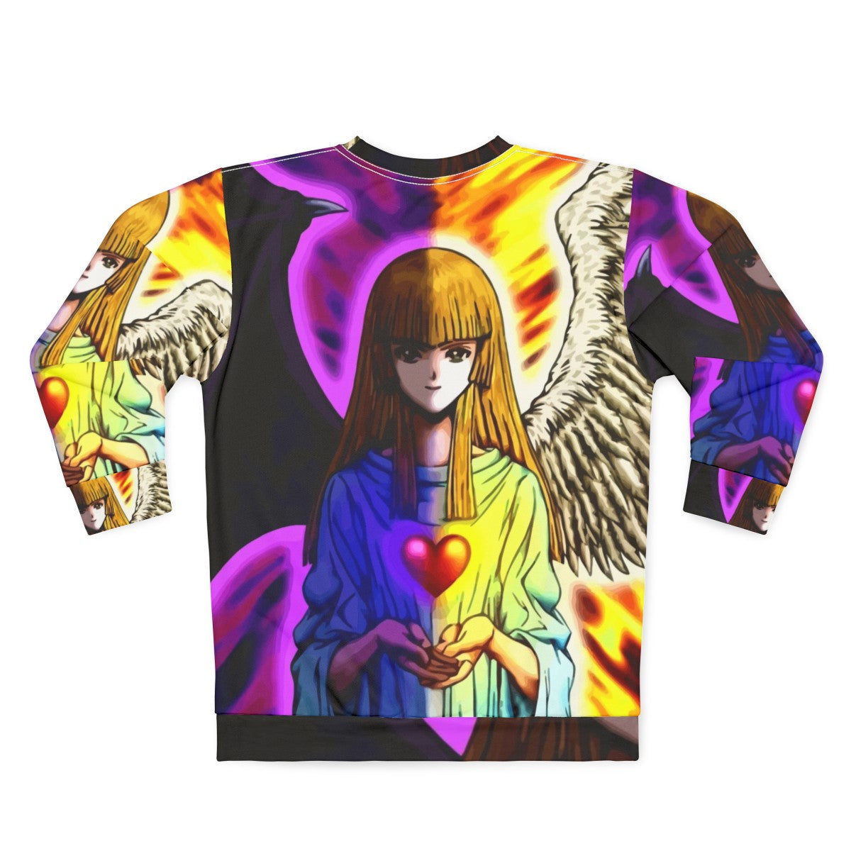 Blue Eyes White Dragon "Change of Heart" Yugioh Sweatshirt - Back