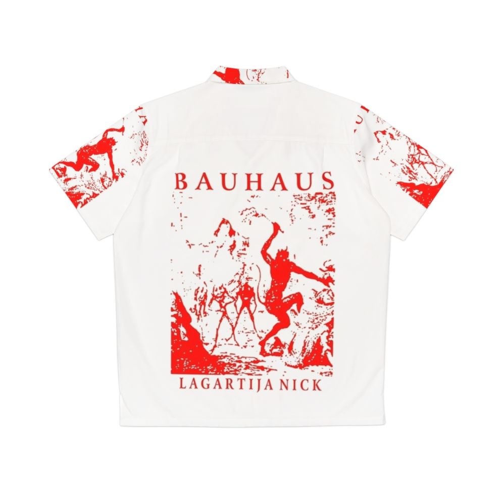 Bauhaus band legend abstract art Hawaiian shirt - Back