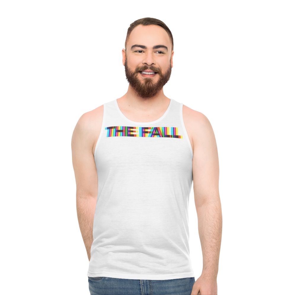 Unisex tank top featuring The Fall and Mark E. Smith design - men