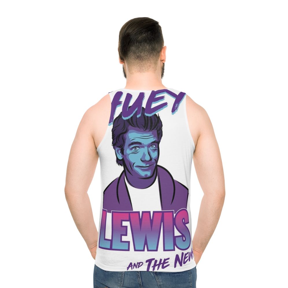 Huey Lewis & The News Unisex Tank Top - men back