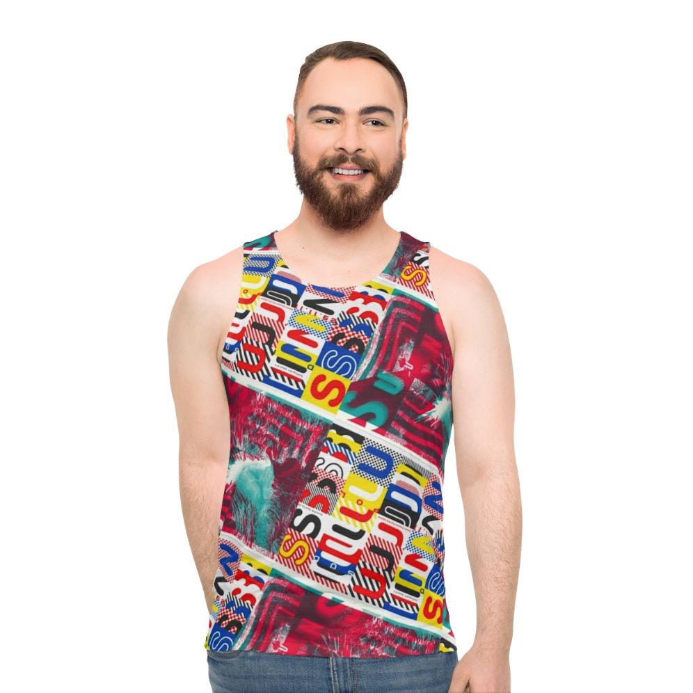 Suuns band unisex tank top - men